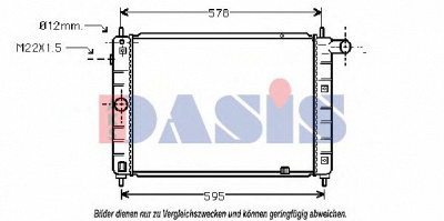 AKS DASIS 150290n -  Радиатор, охлаждение двигателя